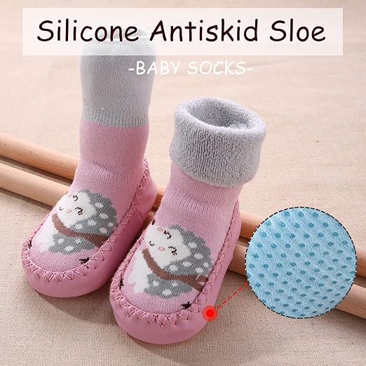 Baby Floor Sock Shoes Warm Infant Booties Boys Indoor Toddler INVOICE PAY