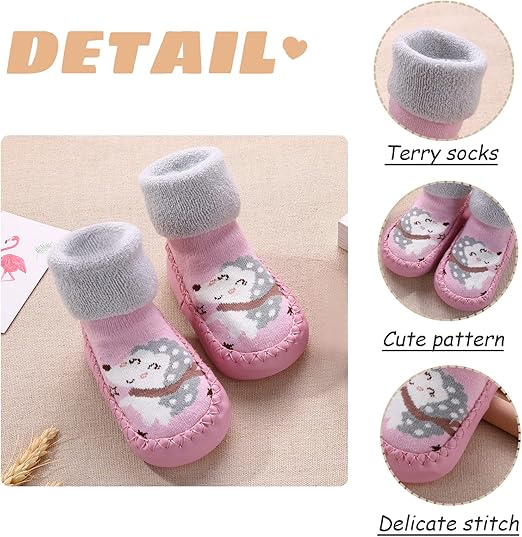 Baby Floor Sock Shoes Warm Infant Booties Boys Indoor Toddler INVOICE PAY