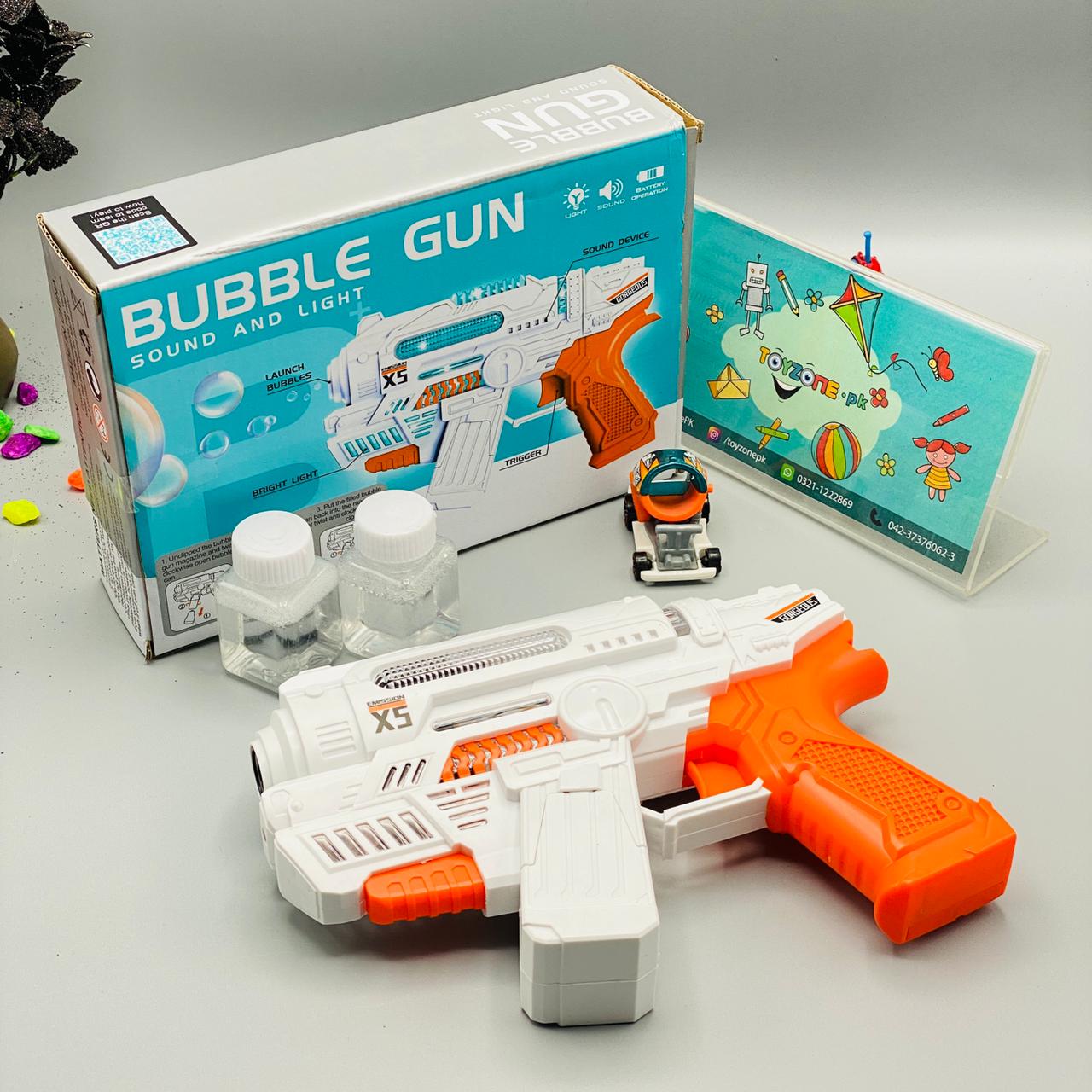 Bubble Gun With Light And Sound INVOICE PAY