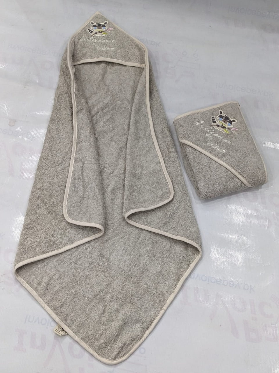 Fresh Embroidery baby and kids hooded towel INVOICE PAY
