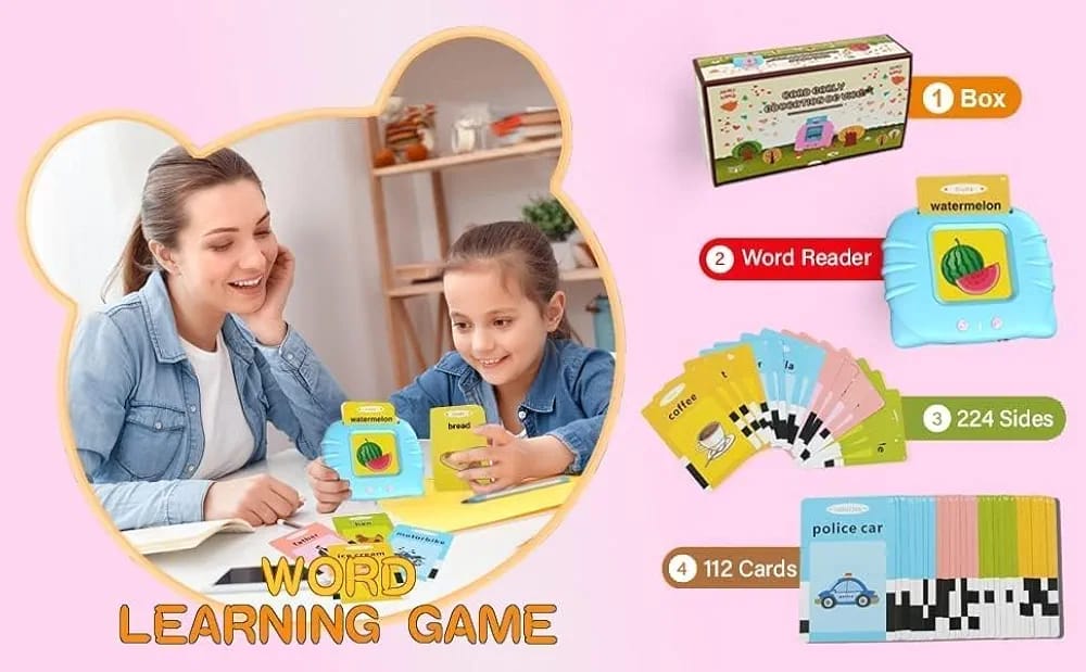 Educational Learning Talking Flash Cards for Kids INVOICE PAY
