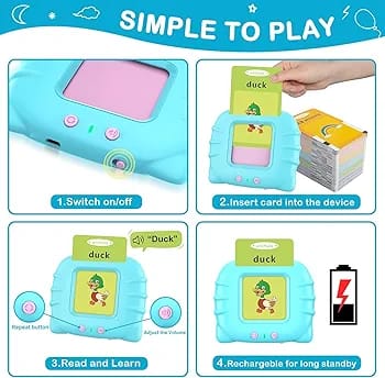 Educational Learning Talking Flash Cards for Kids INVOICE PAY