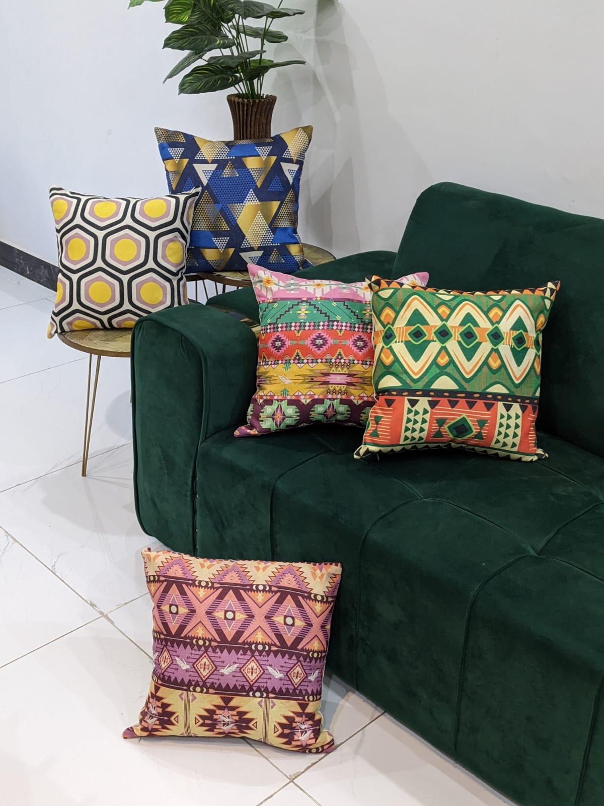 Multi Jute Fabric Cushion Covers INVOICE PAY