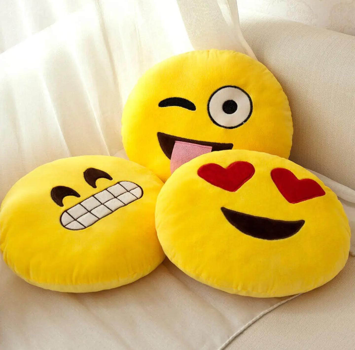 Emoji / Smiley Face Cushions INVOICE PAY