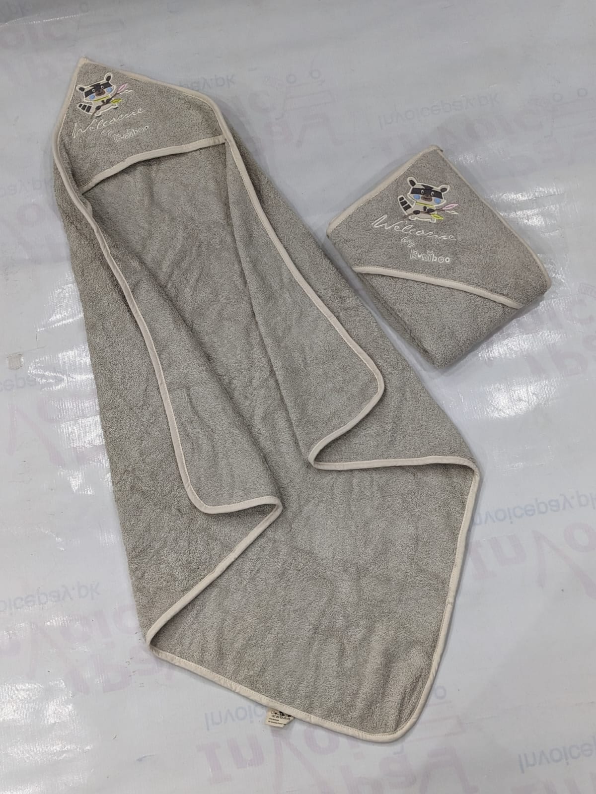 Fresh Embroidery baby and kids hooded towel INVOICE PAY