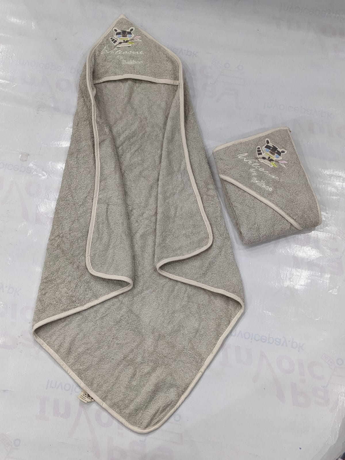 Fresh Embroidery baby and kids hooded towel INVOICE PAY