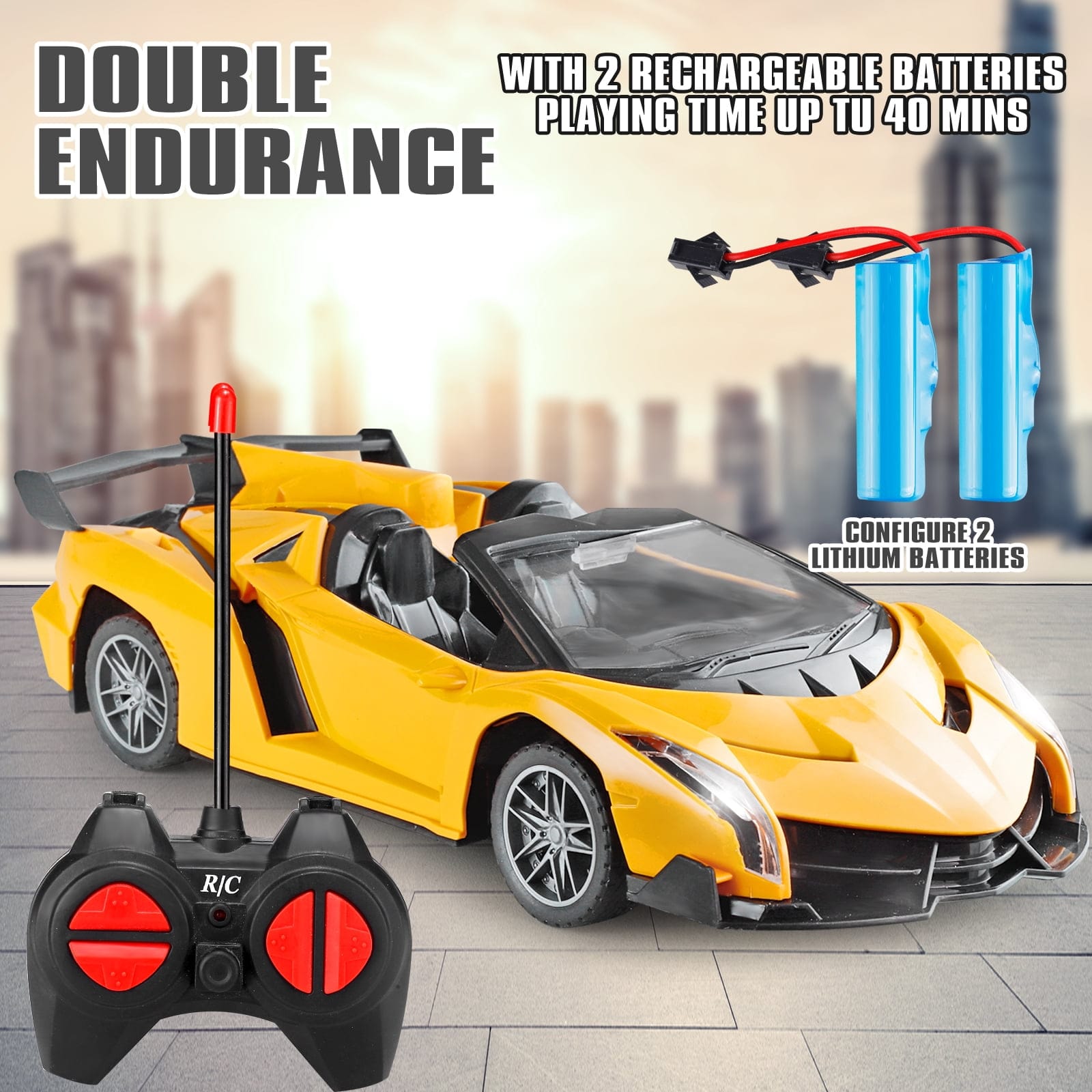 1/18 Scale Electric Sport Racing RC Car Lamborghini Model Toy with Lights for Kids INVOICE PAY