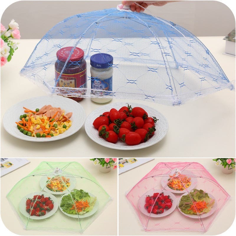 1PC Portable Umbrella Style Food Cover Anti Mosquito Meal Cover INVOICE PAY