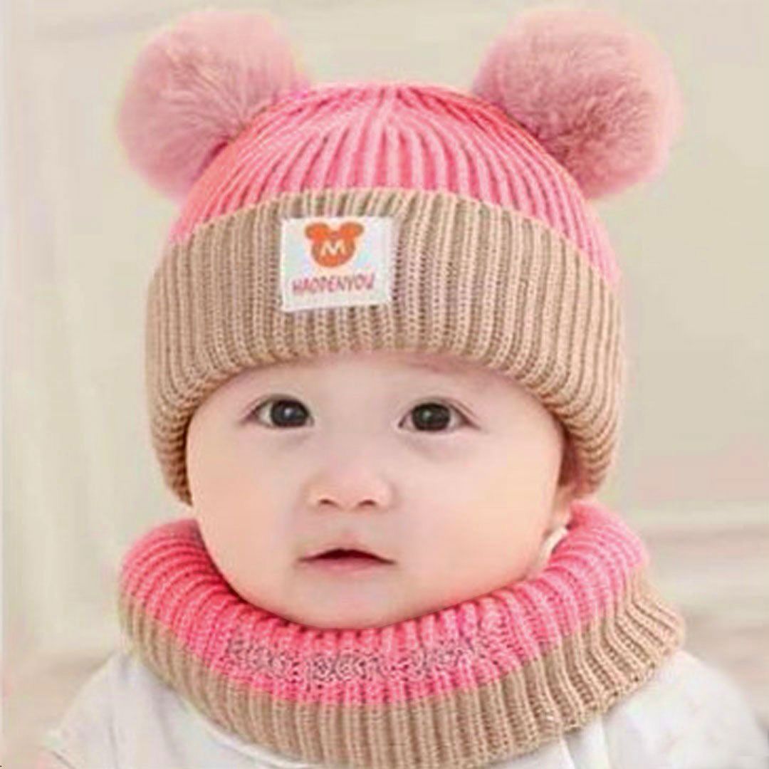 Beanie Wool Cap With Neck Warmer Attached INVOICE PAY