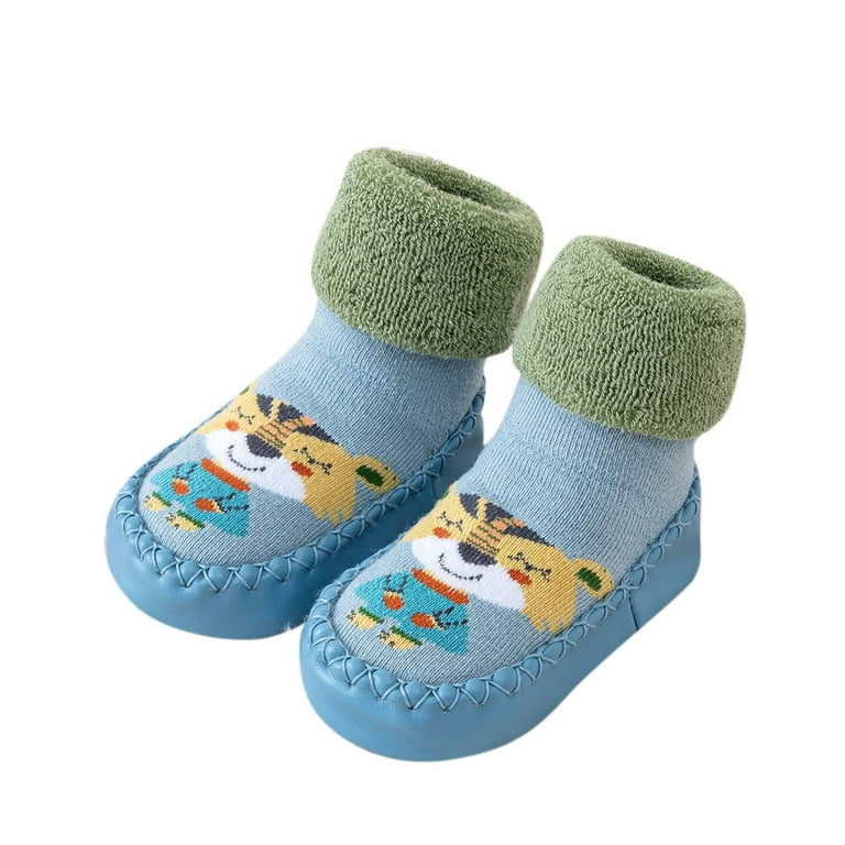 Baby Floor Sock Shoes Warm Infant Booties Boys Indoor Toddler INVOICE PAY