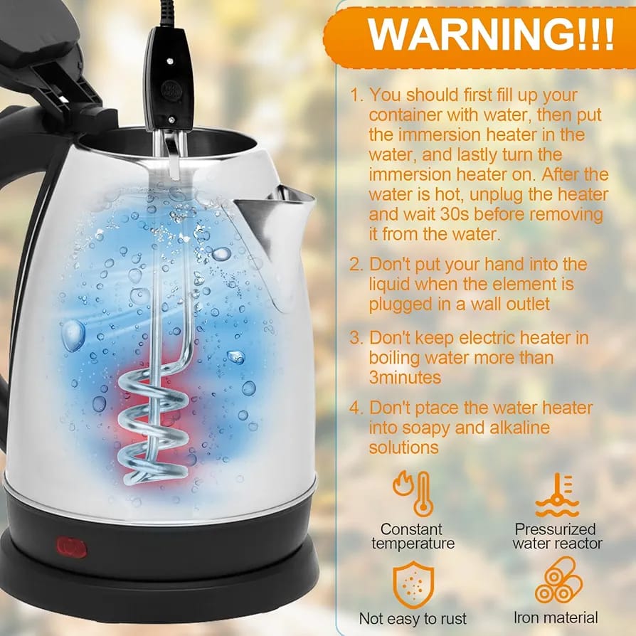 Home Garden Portable Travel Hot Water Heater INVOICE PAY