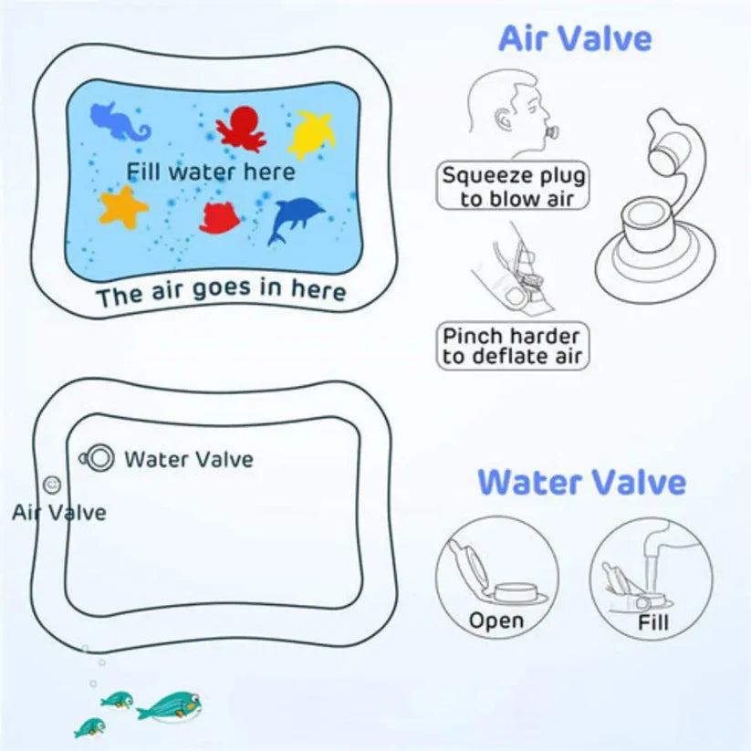 Premium Baby Inflatable Water Tummy Time Mat INVOICE PAY