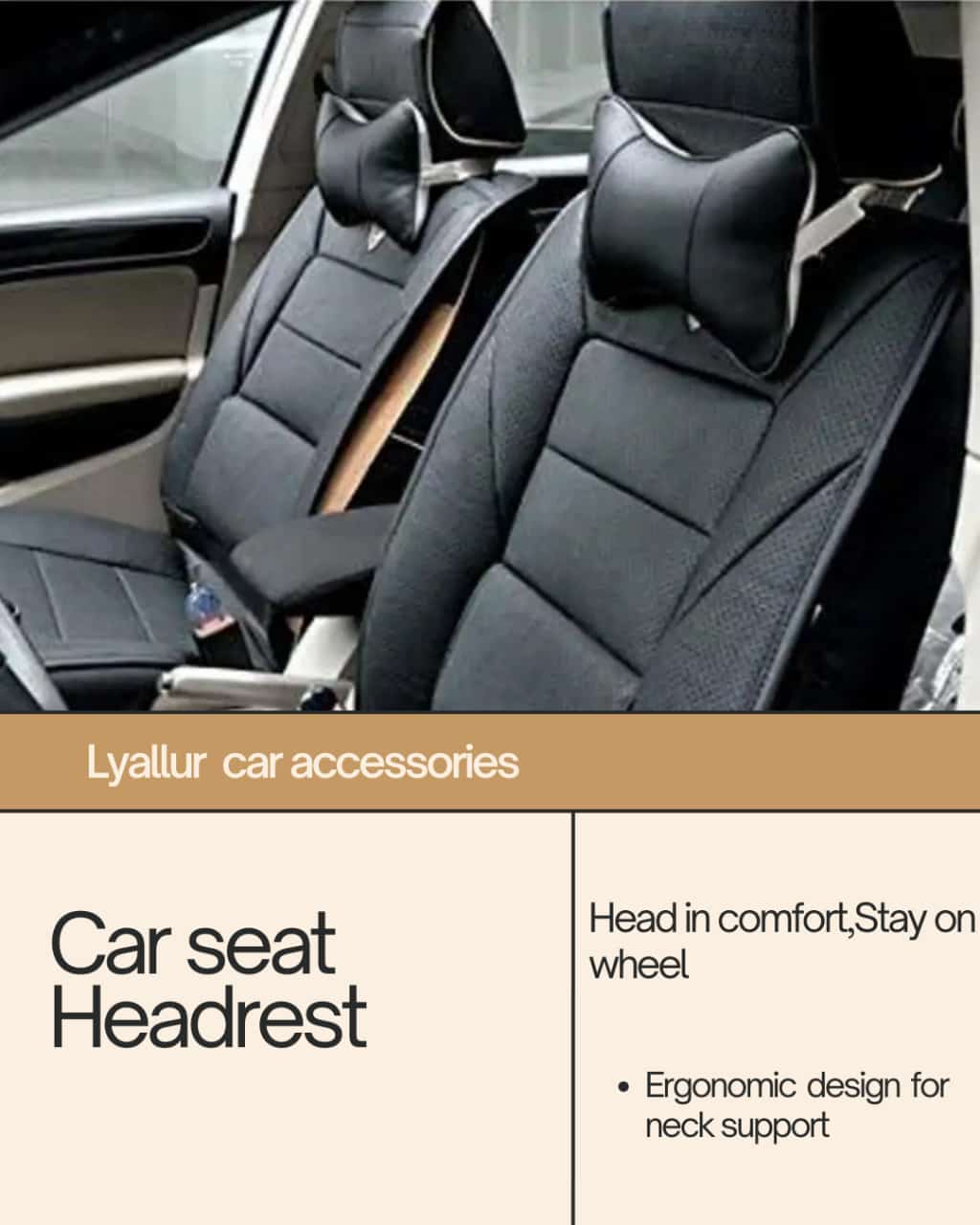 Comfortable Car Head Rest – Ergonomic Support for a Relaxing Drive INVOICE PAY