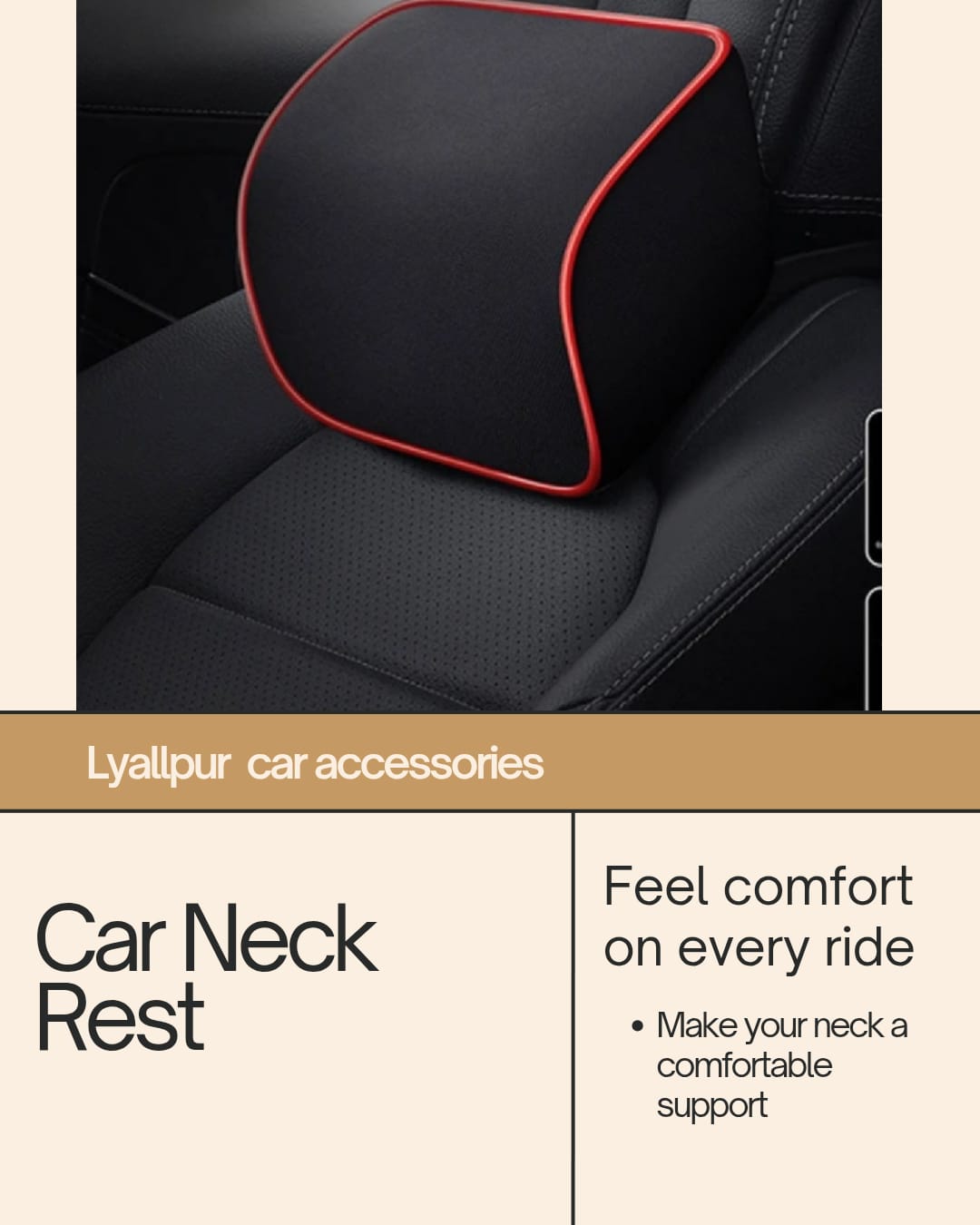 Car Neck Rest Pillow INVOICE PAY