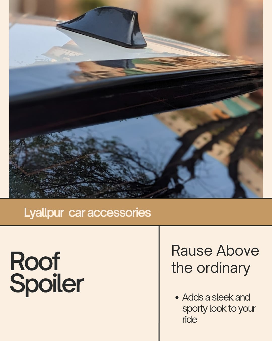 Roof Spoiler High Quality INVOICE PAY