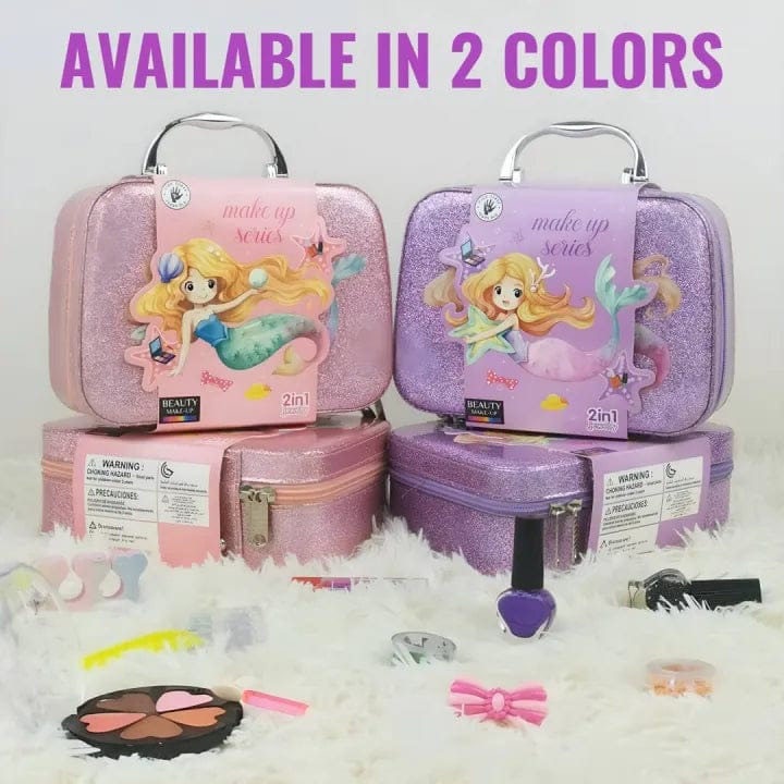 Mermaid Kids Double Layer Makeup Box INVOICE PAY