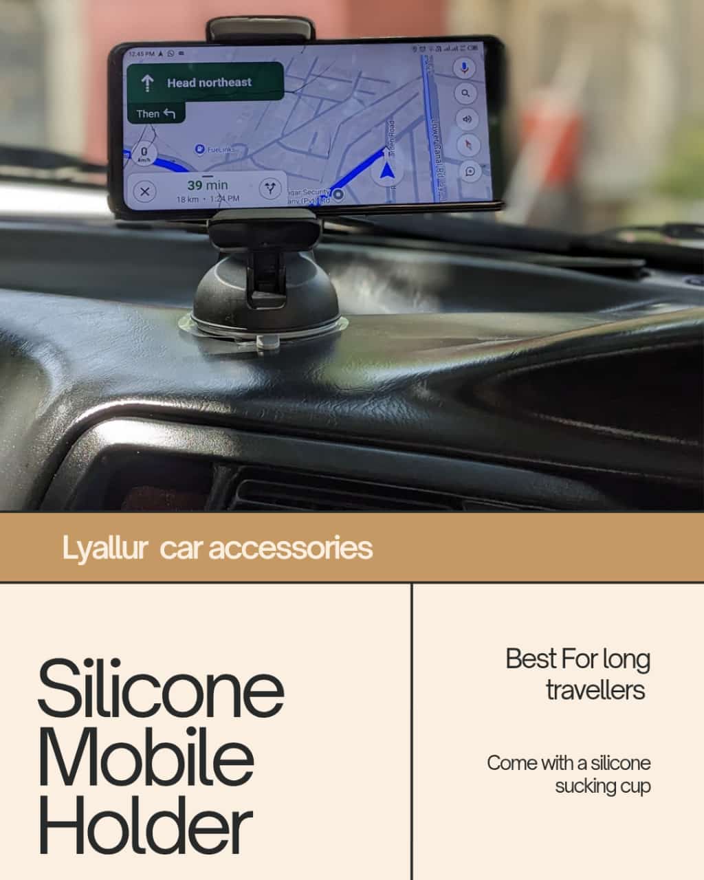 Silicon Car Phone Holder INVOICE PAY