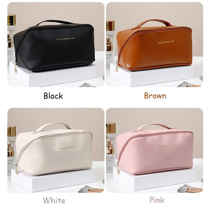 Portable PU Makeup Multifunctional Bag.