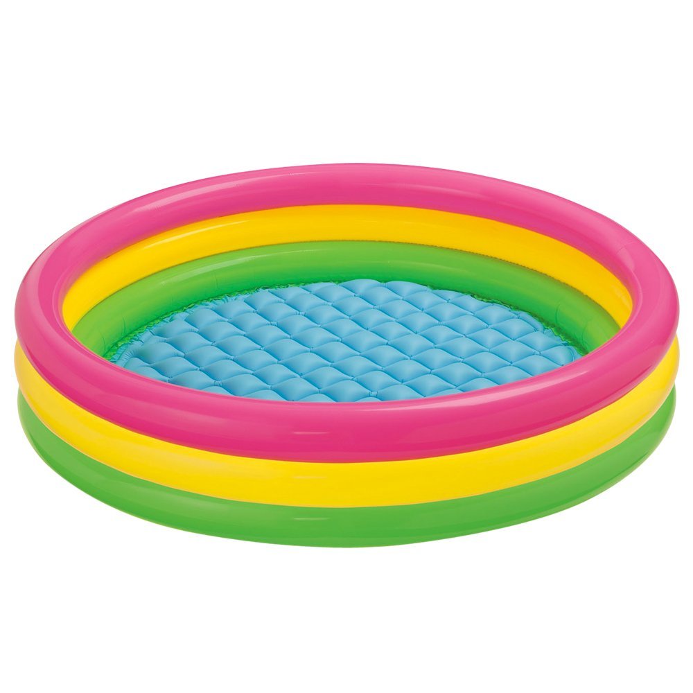 INTEX - Sunset Glow Baby Pool For Kids Inflatable Kids Bath Tub For Children | 2 & 3 Feet
