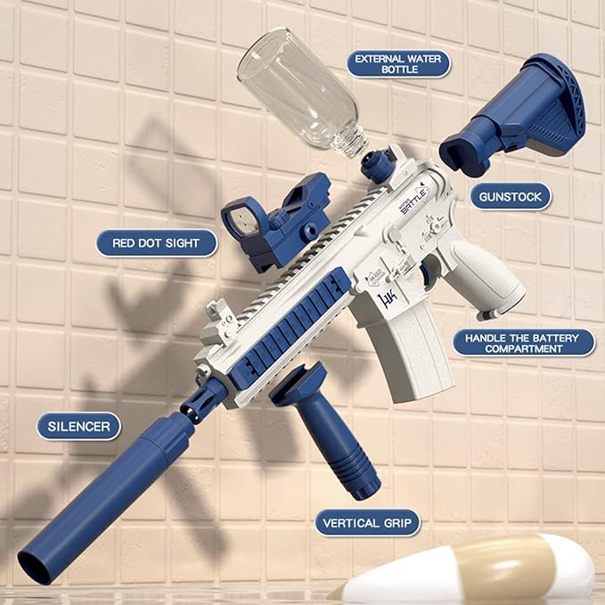 🔫💧 M416 Water Gun for Kids – Gear Up for Splash Battles! 🌊🔥