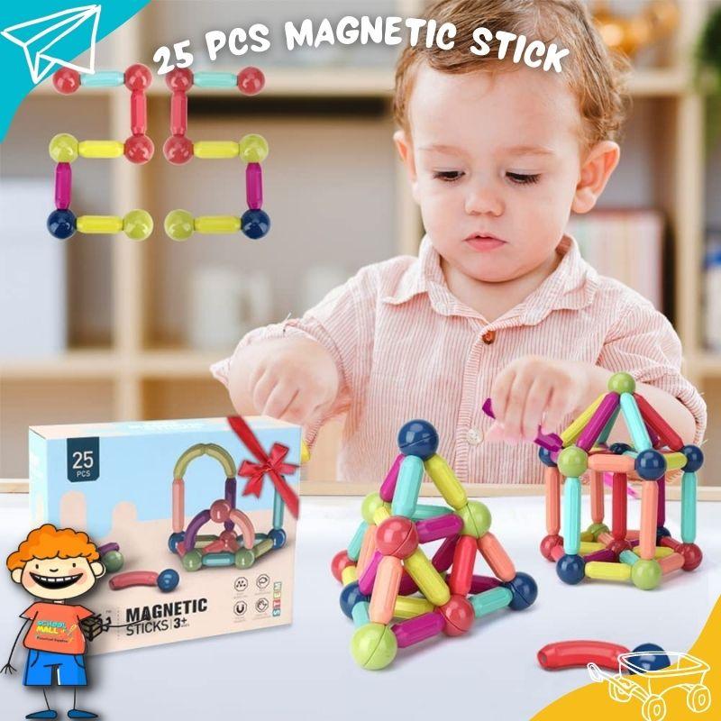 25 Pcs Magnetic Stick, Magnetic Balls and Rods Set.