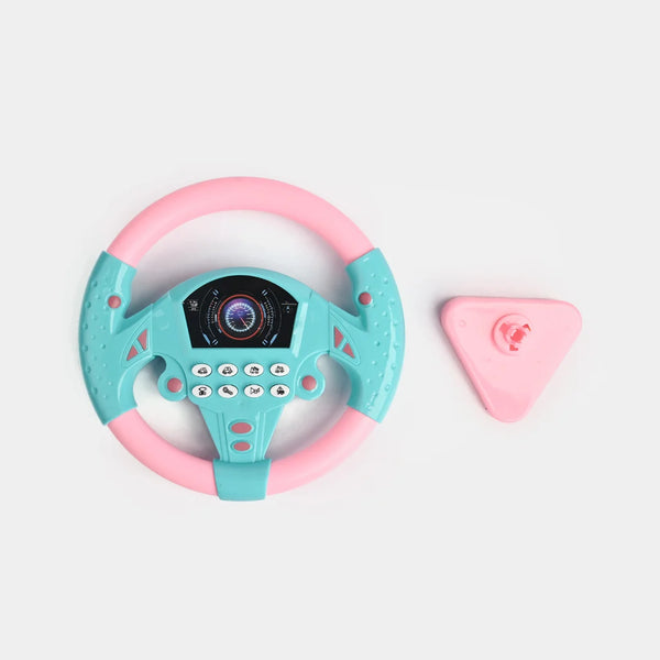 Kids Steering Wheel Toy with Lights & Sounds