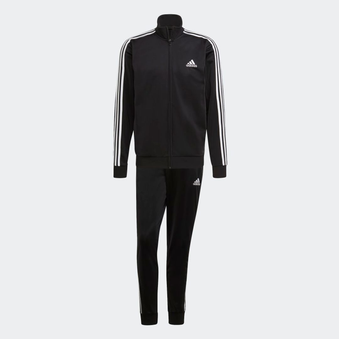Adidas Tracksuit Mens Premium Bottoms Zip Jacket Black Trousers INVOICE PAY