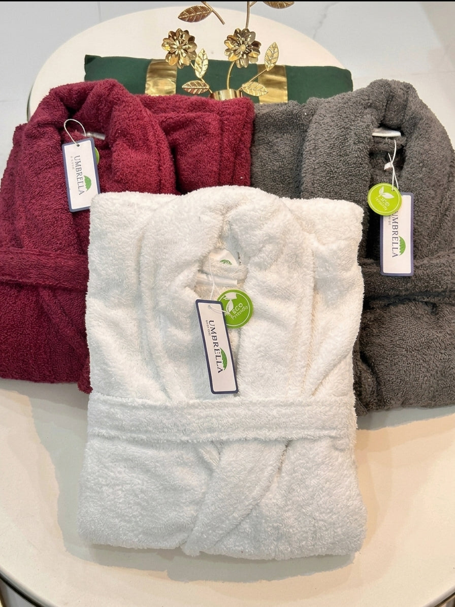 Premium Terry Towel Bathrobe by Umbrella