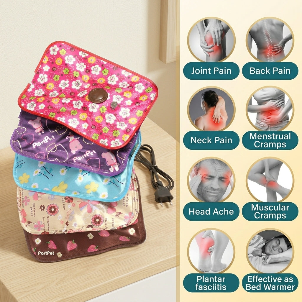 Electric Hot Water Bag | Rechargeable Heating Pad
