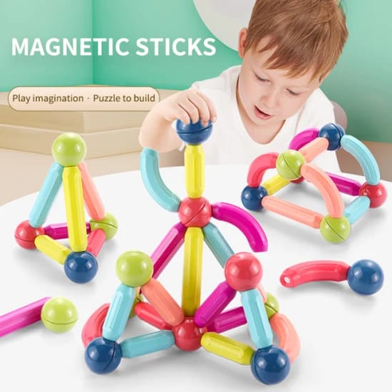 25 Pcs Magnetic Stick, Magnetic Balls and Rods Set.