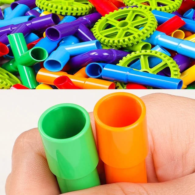 Interlocking Plastic Tubes Water Pipes