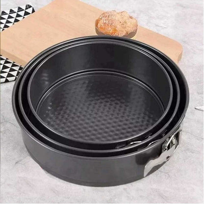 3-Piece Non-Stick Black Carbon Cake Molds INVOICE PAY
