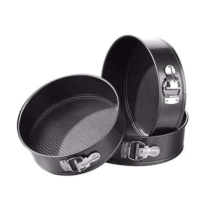 3-Piece Non-Stick Black Carbon Cake Molds INVOICE PAY