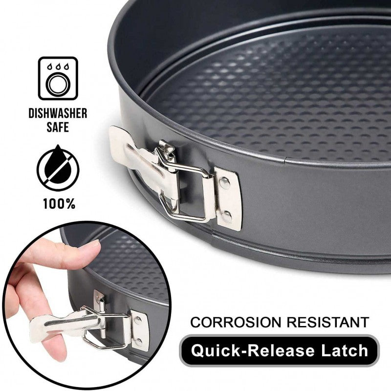 3-Piece Non-Stick Black Carbon Cake Molds INVOICE PAY