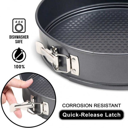 3-Piece Non-Stick Black Carbon Cake Molds INVOICE PAY