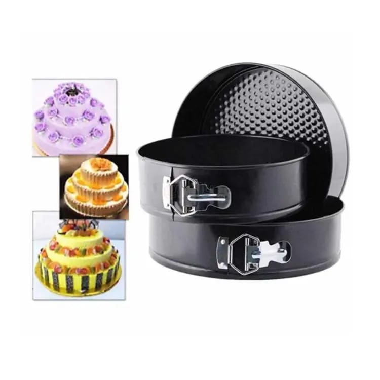 3-Piece Non-Stick Black Carbon Cake Molds INVOICE PAY