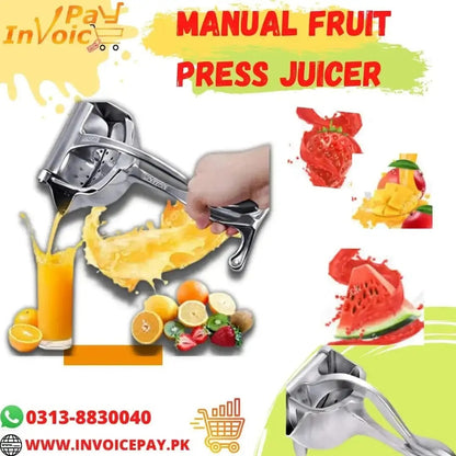 Stainless Steel Fruit Press Juicer INVOICE PAY
