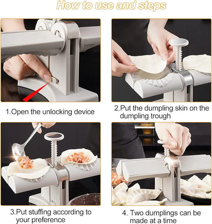 Double Head Automatic Dumpling Maker Machine INVOICE PAY