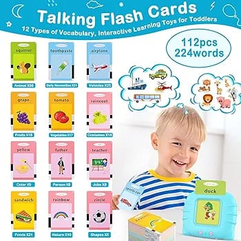 Educational Learning Talking Flash Cards for Kids