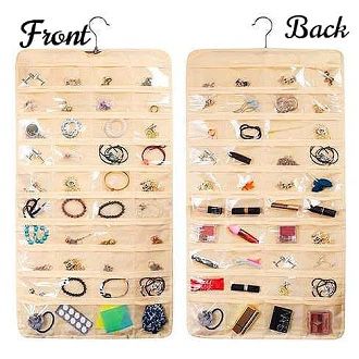 80 Pockets Jewelry Hanging Storage Bag INVOICE PAY