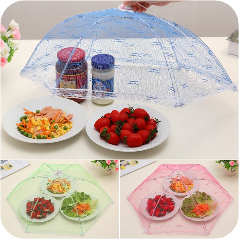 1PC Portable Umbrella Style Food Cover Anti Mosquito Meal Cover