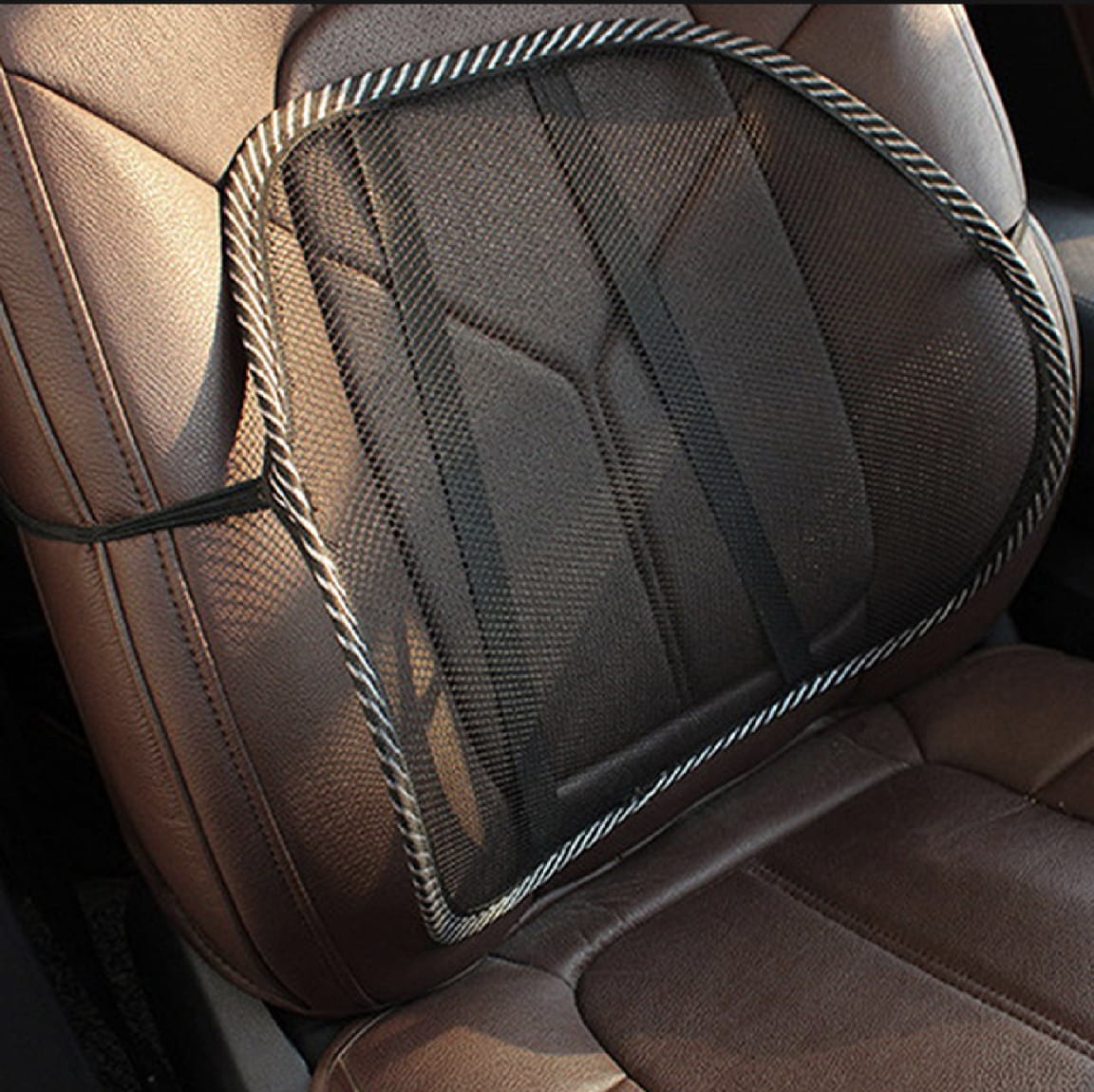 SIMPLE Mesh Car Seat Lumbar Support - Ergonomic Back Relief