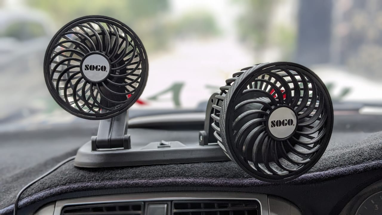 SOGO Car Cooling Fan | 360 Degree rotation and Dual Mode