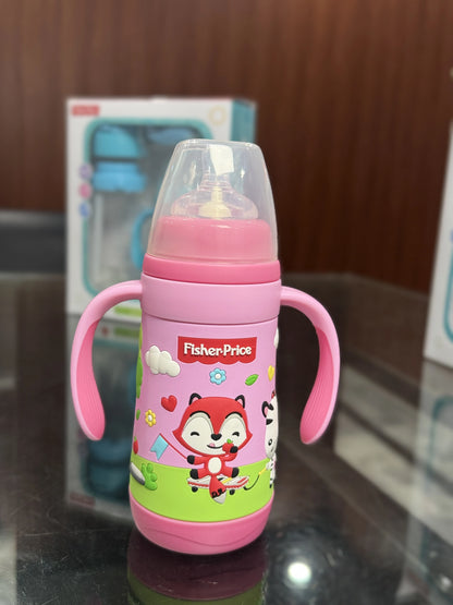Original Fisher-Price™ 3in1 Stainless Steel Feeding Bottle Set | 3d Silicon Print
