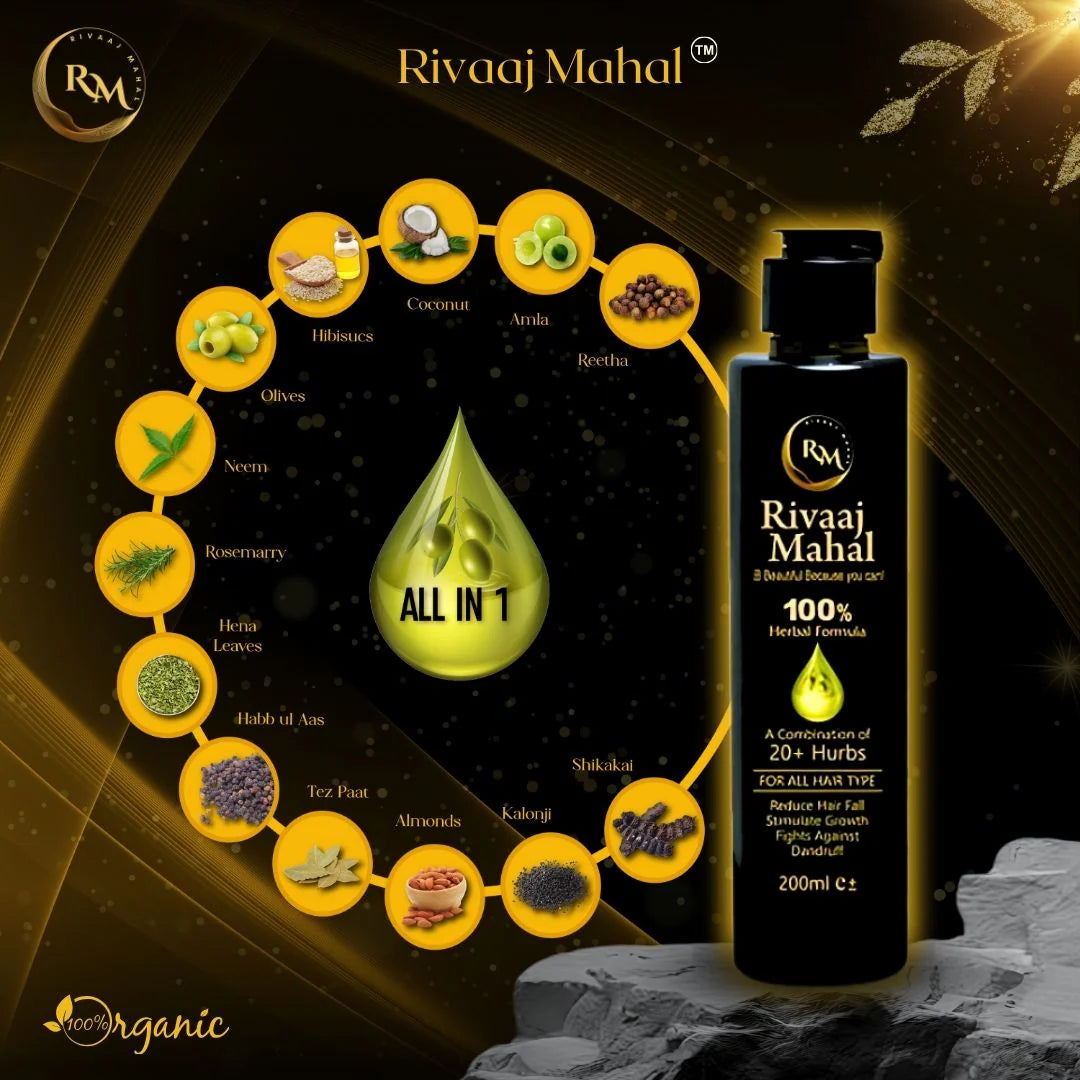 Rivaaj Mahal Herbal Hair Oil
