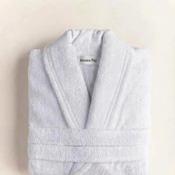 White Terry Cotton Premium Bathrobe