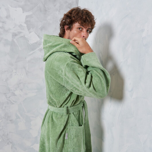 Toweling Hood Bathrobe