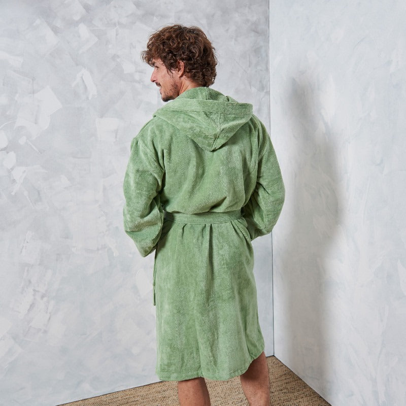 Toweling Hood Bathrobe