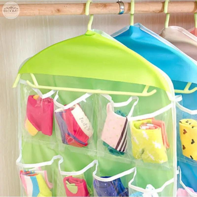 16 Pocket Hanging Closet Organizer