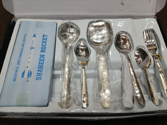 Shaheen Rocket Stainless Steel Cutlery Set – 29 Pieces